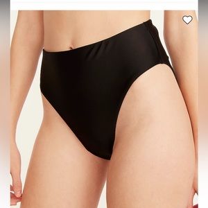 J. Crew high waisted bikini bottom - black size M